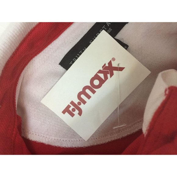 Men Truth Substance Common Sense Red Black Short Sleeve Polo shirt Size Medium - Picture 7 of 12